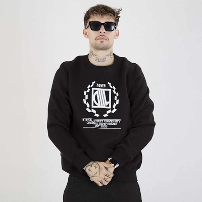 Bluza Diil Crewneck Laur czarna biała