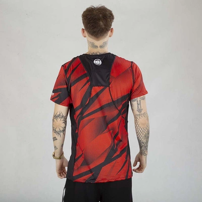 Koszulka Sportowa Pit Bull Mesh Performance Pro plus Dot Camo II czerwony