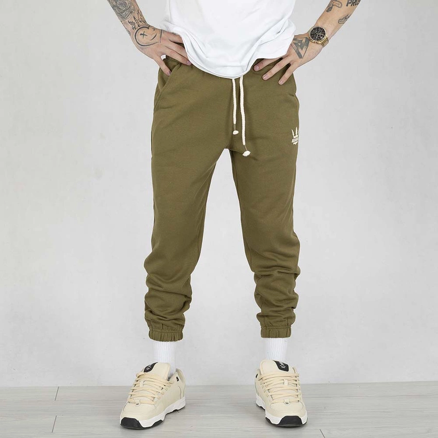 Spodnie Dresowe Jigga Wear Crown khaki