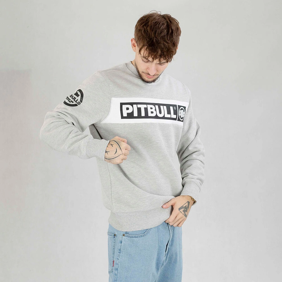 Bluza Pit Bull Crewneck Sherwood szara