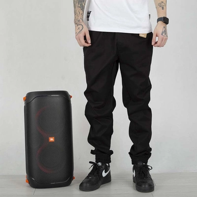 Spodnie Jogger Stoprocent Classic Red Tag Haftbark czarne