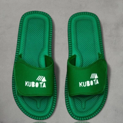 Kubota Klapki Rzep zielone