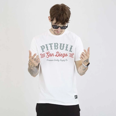 Koszulka Pit Bull Strenght&Respect biała