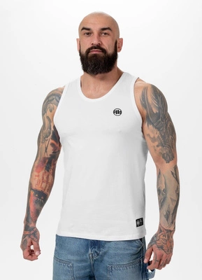 Tank top Pit Bull Slim Fit Small Logo biały