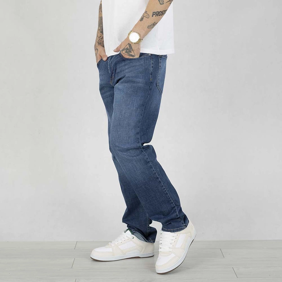 Spodnie Regular I8 Denim REG03 royal blue jeans