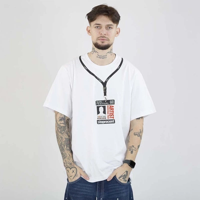 Koszulka Stoprocent Sunfestiwal Badge biała