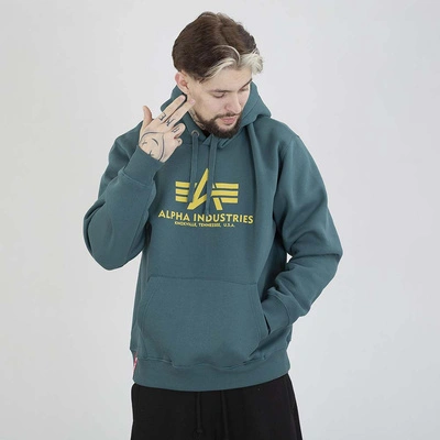Bluza Alpha Industries Hoodie Basic 1783112 zielona