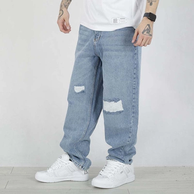 Spodnie Baggy I8 Denim BAG50 jasny niebieski