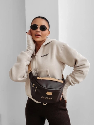 Bluza Olavoga Hoodie ZIP Autumn Tale beżowa