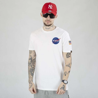 Koszulka Alpha Industries Space Shuttle 176507 biała
