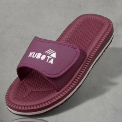 Kubota Klapki Rzep burgundowe