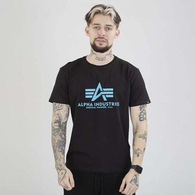 Koszulka Alpha Industries Basic 100501 czarno niebieska