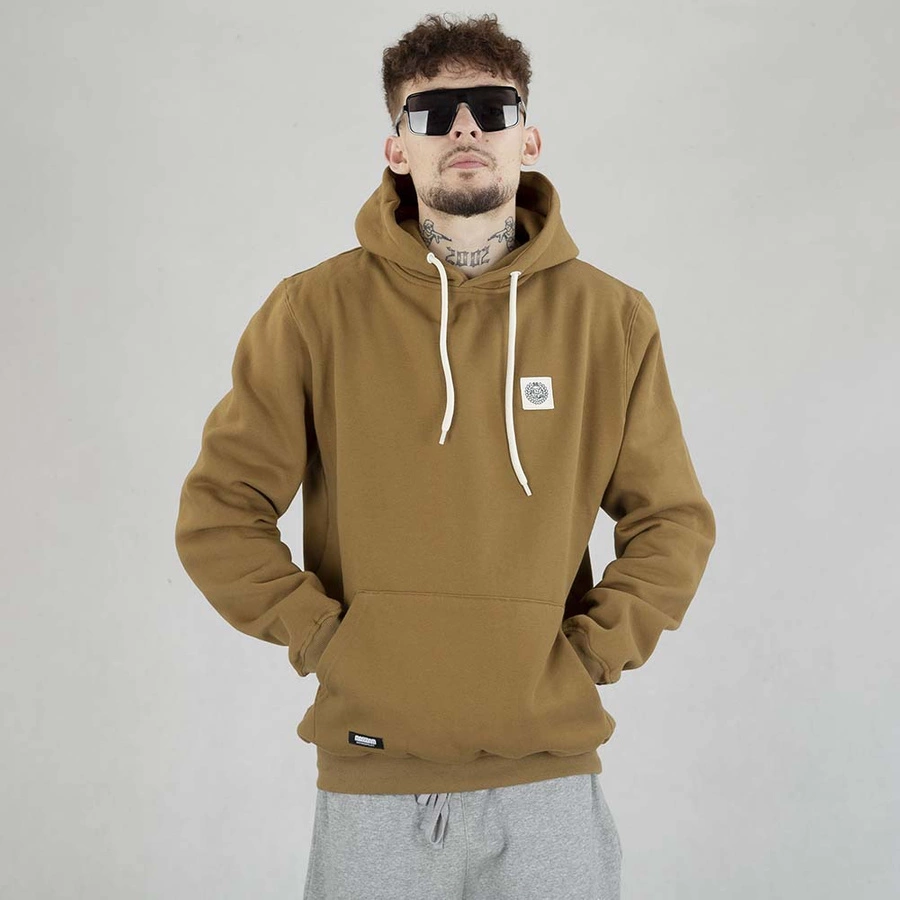 Bluza Mass Hoodie Patch brązowa