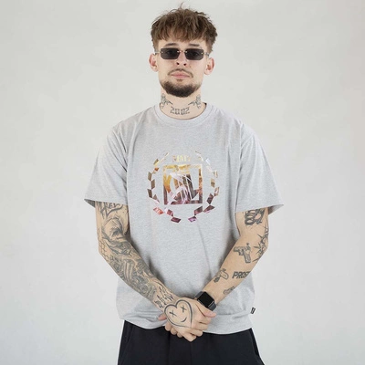 Koszulka Diil Laur High szara czerwona