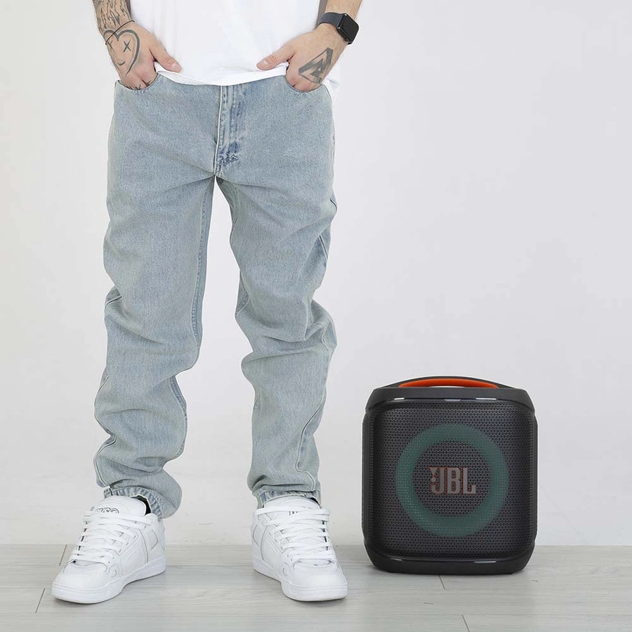 Spodnie Mass Tapered Fit Signature 2.0 jasne niebieskie