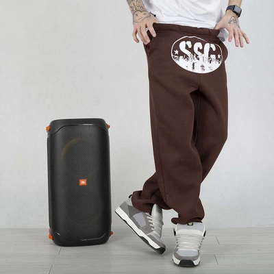 Spodnie Dresowe SSG Big Oval brązowe