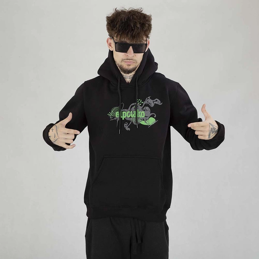 Bluza El Polako Hoodie Ep Ink czarna