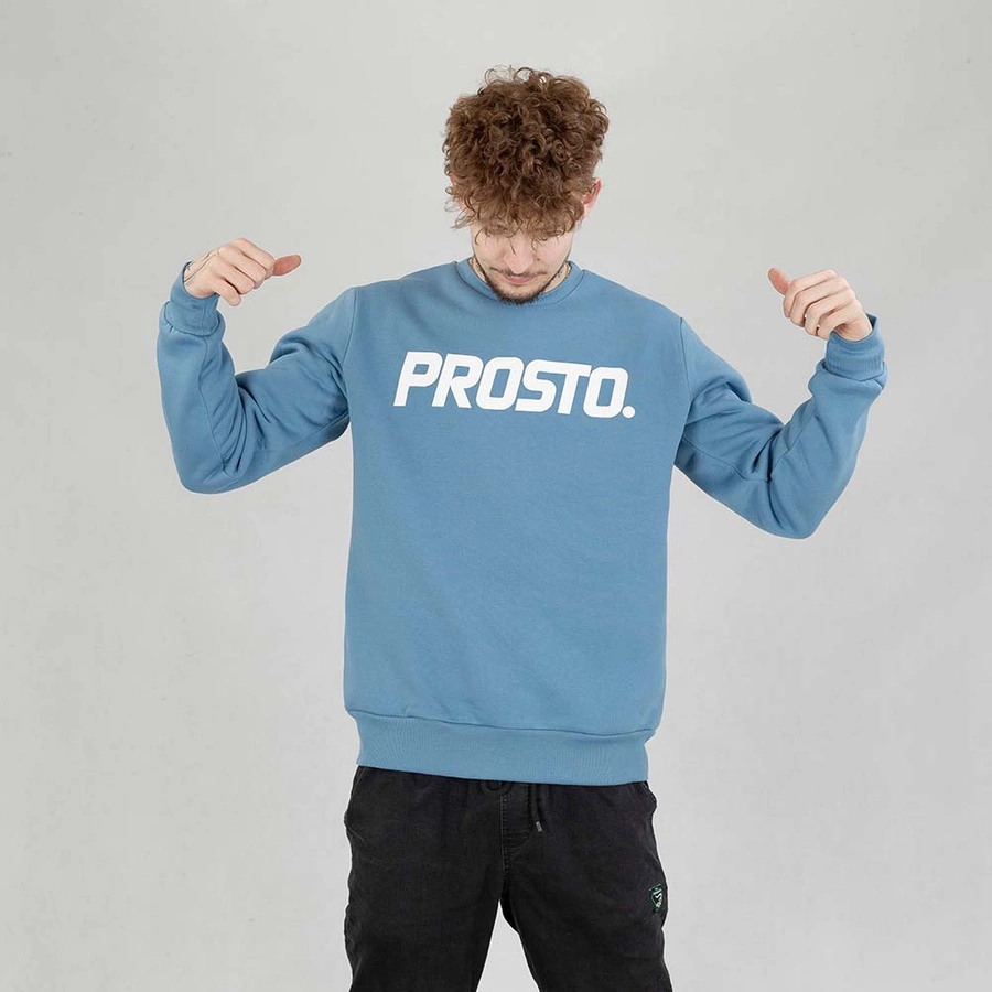 Bluza Prosto Crewneck Toras niebieska