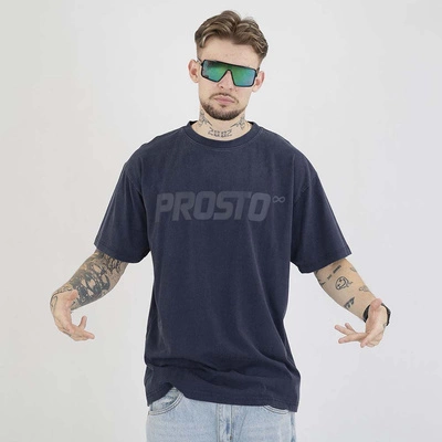Koszulka Prosto Big Log granatowa sprana