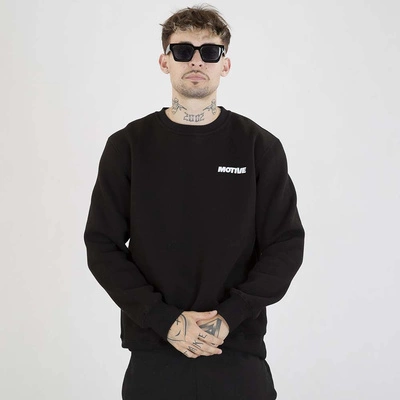 Bluza Motive Crewneck Self czarna niebieska
