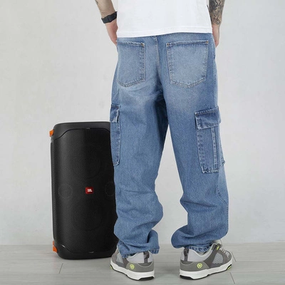 Spodnie Baggy I8 Denim BAG46 niebieskie