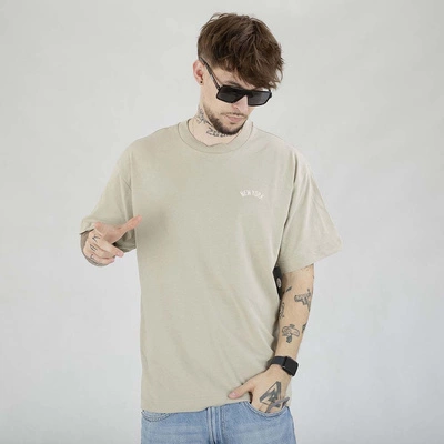 T-shirt 47 Brand MLB New York Yankees Sandstone Postered piaskowy