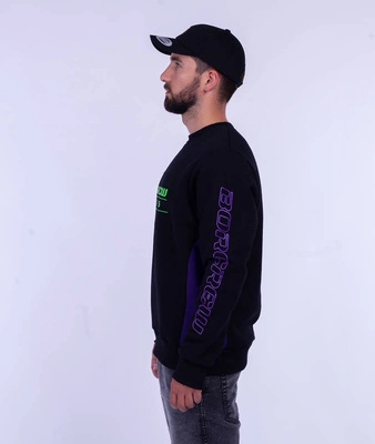 Biuro Ochrony Rapu BOX Bluza Oversize Czarny