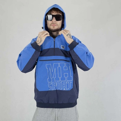 Kurtka Przejściowa Metoda Haft MH Sports niebiesko granatowa