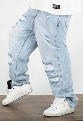 Spodnie Baggy I8 Denim BAG68 jasne niebieskie
