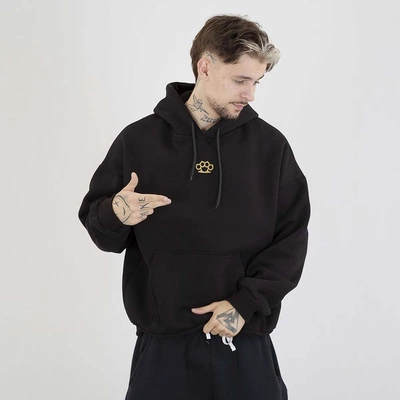 Bluza Chada Hoodie Bluza Chada Z Kapturem Oversize Kastet Mini czarna