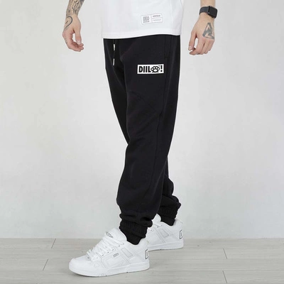 Spodnie Dresowe Diil Regular Kastet czarne