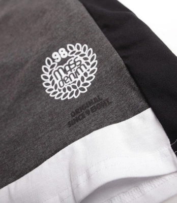 Mass Kyoto Spodnie Krótkie Ciemny Szary