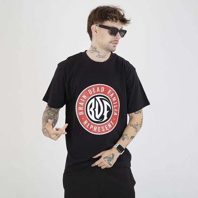 Koszulka Brain Dead Familia Circle Logo czarna