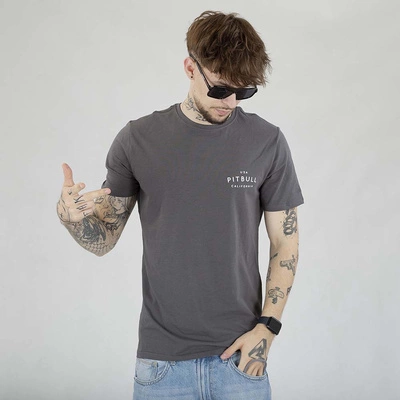Koszulka Pit Bull Slim Fit USA Cal grafitowa
