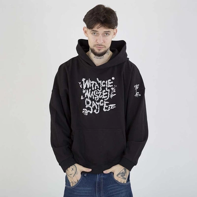 Bluza Stoprocent Hoodie Witajcie W Naszej Bajce czarna