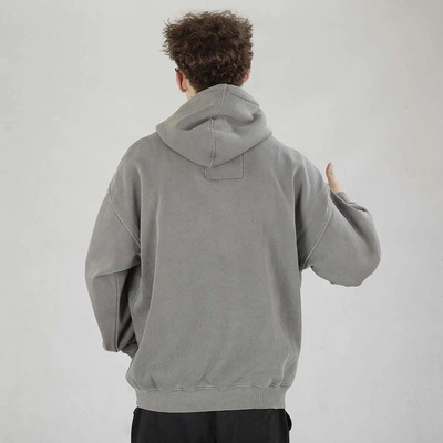 Bluza Pit Bull Hoodie Washed Lancaster szara