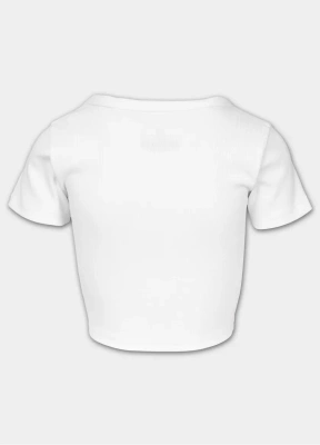 Koszulka Pit Bull Rib Cropped biały