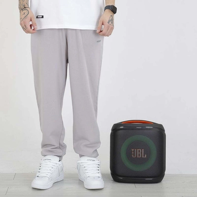 Spodnie dresowe Prosto Big Log sprane szare