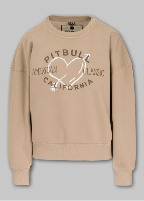 Bluza Pit Bull Crewneck Manzanita Heart beżowa