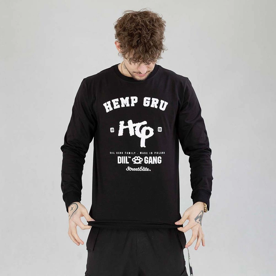 Long Diil Hemp G czarny