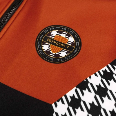 Bluza Crewneck ZIP Patriotic x Epis Ogień Na Tłoki czarno czerwona