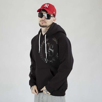 Bluza Hoodie Ciemna Strefa CS Reglan cała czarna