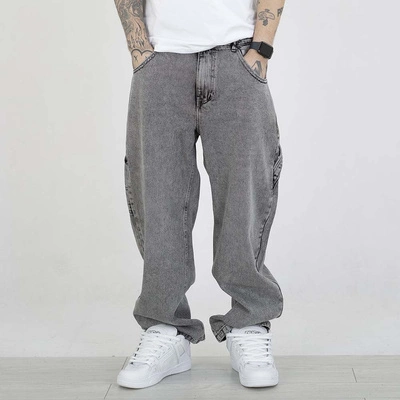 Spodnie Baggy I8 Denim BAG95 szare