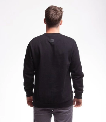 Smoke Story SOFT POCKET Bluza bez kaptura Czarny/Beżowy