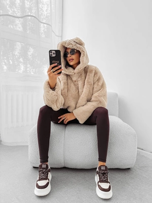 Bluza Olavoga Hoodie Eliolie beżowa