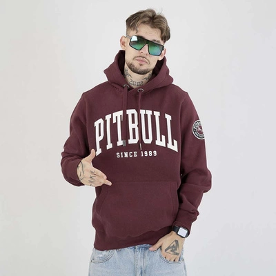Bluza Pit Bull Hoodie Norton bordowa