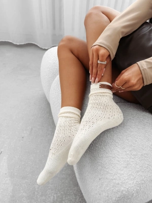 Skarpety Olavoga Toledo ecru