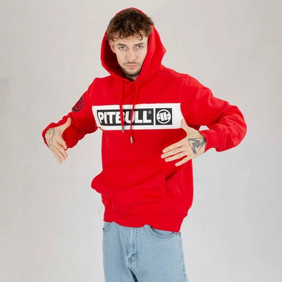Bluza Pit Bull Hoodie Sherwood czerwona