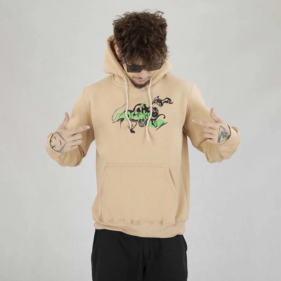 Bluza El Polako Hoodie Ep Ink brązowa