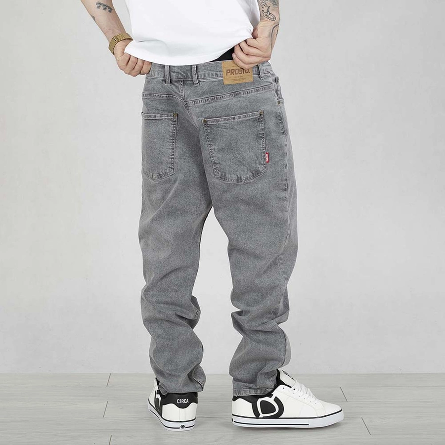 Spodnie Baggy Prosto Oyeah gray jeans